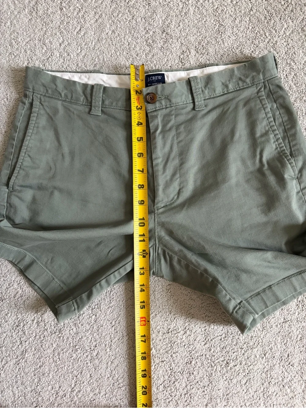 J. Crew crew inseam